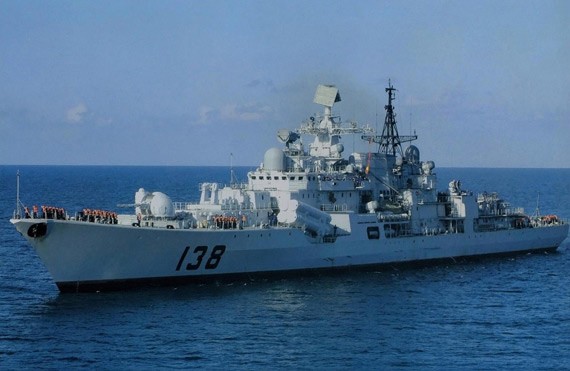 Tàu khu trục Thái Châu, lớp Sovremenny, số hiệu 138 của Hải quân Trung Quốc